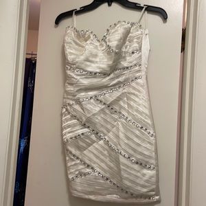 Ivory bedded dress